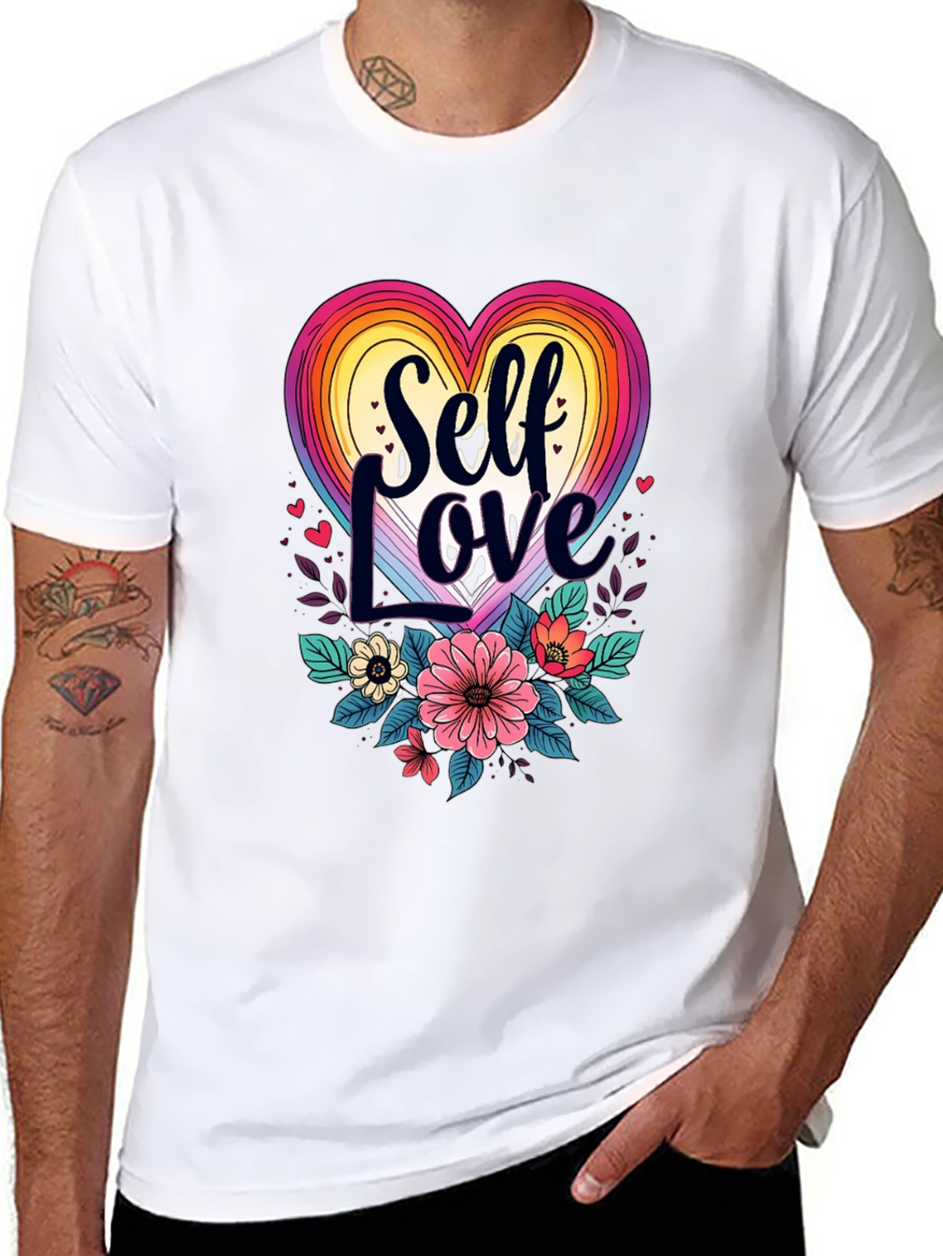 Self Love Heart Graphic Tee