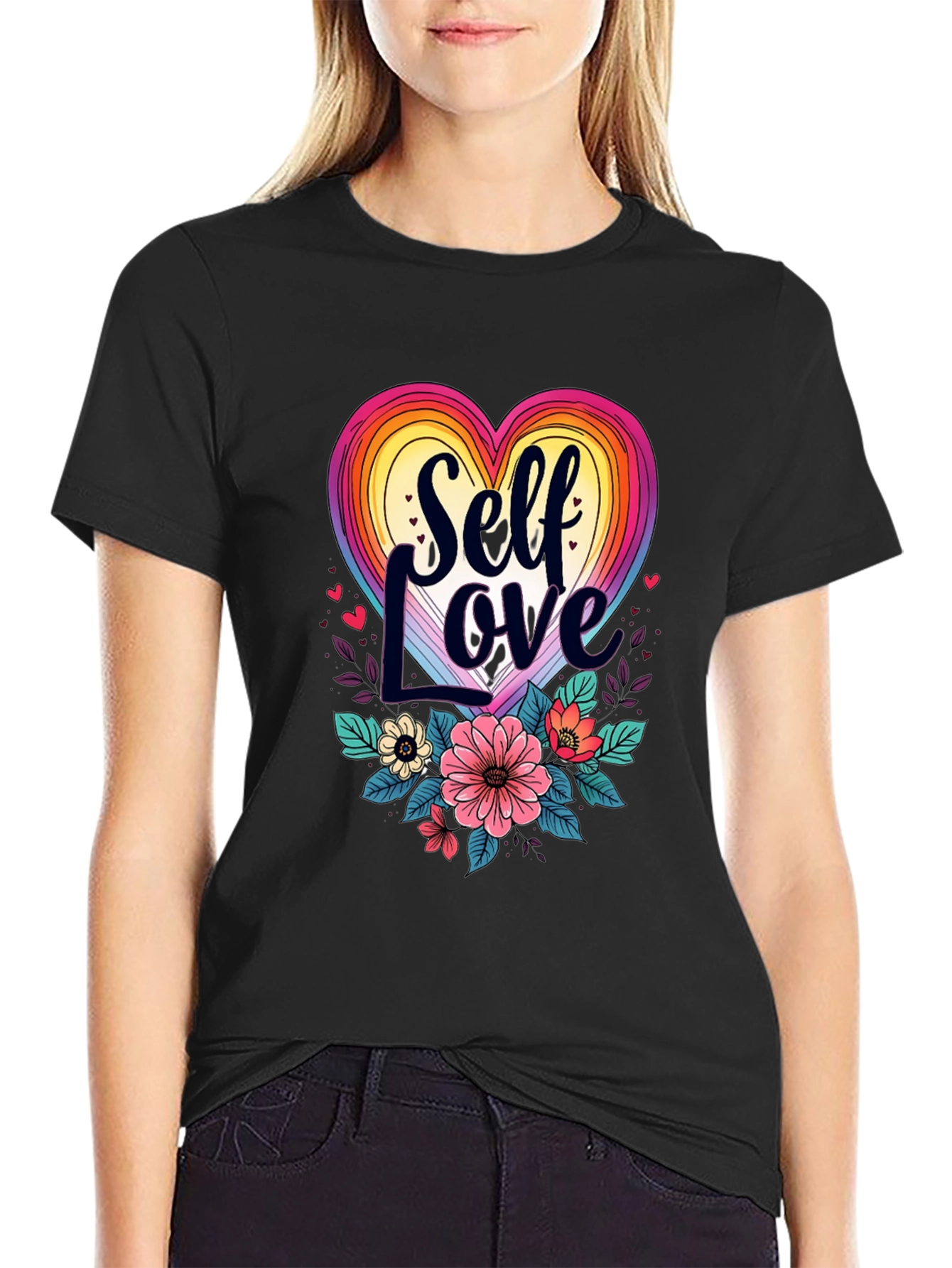 Self Love Heart Graphic Tee