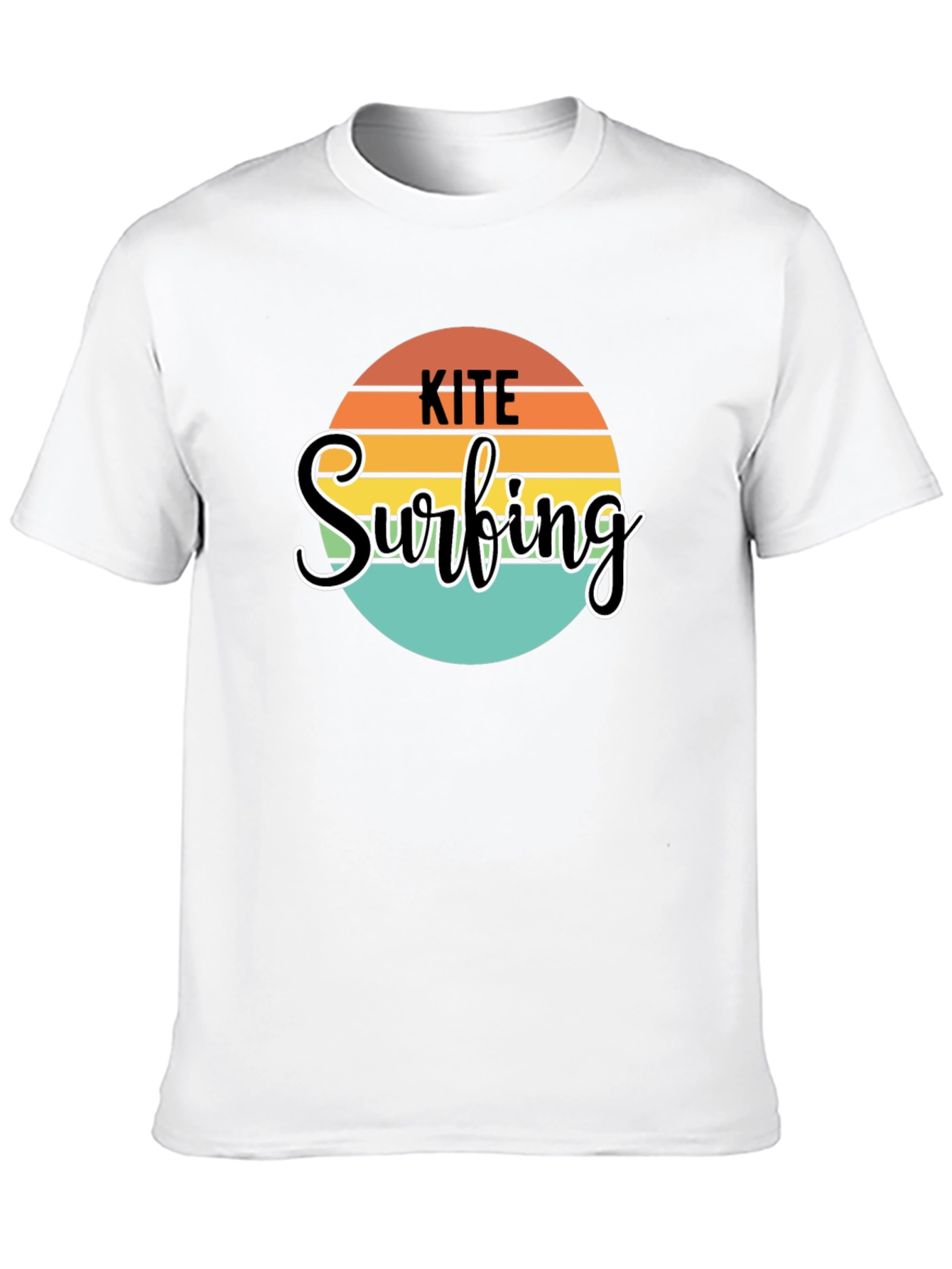 Kite Surfing Graphic Tee - Retro Style