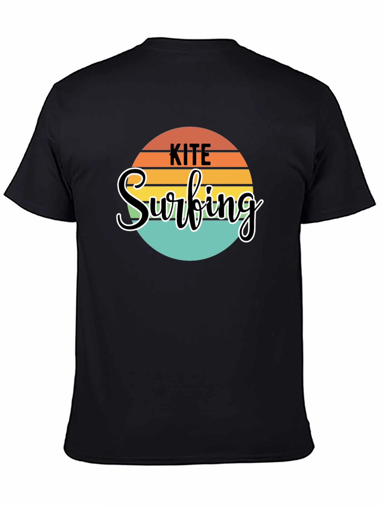 Kite Surfing Graphic Tee - Retro Style