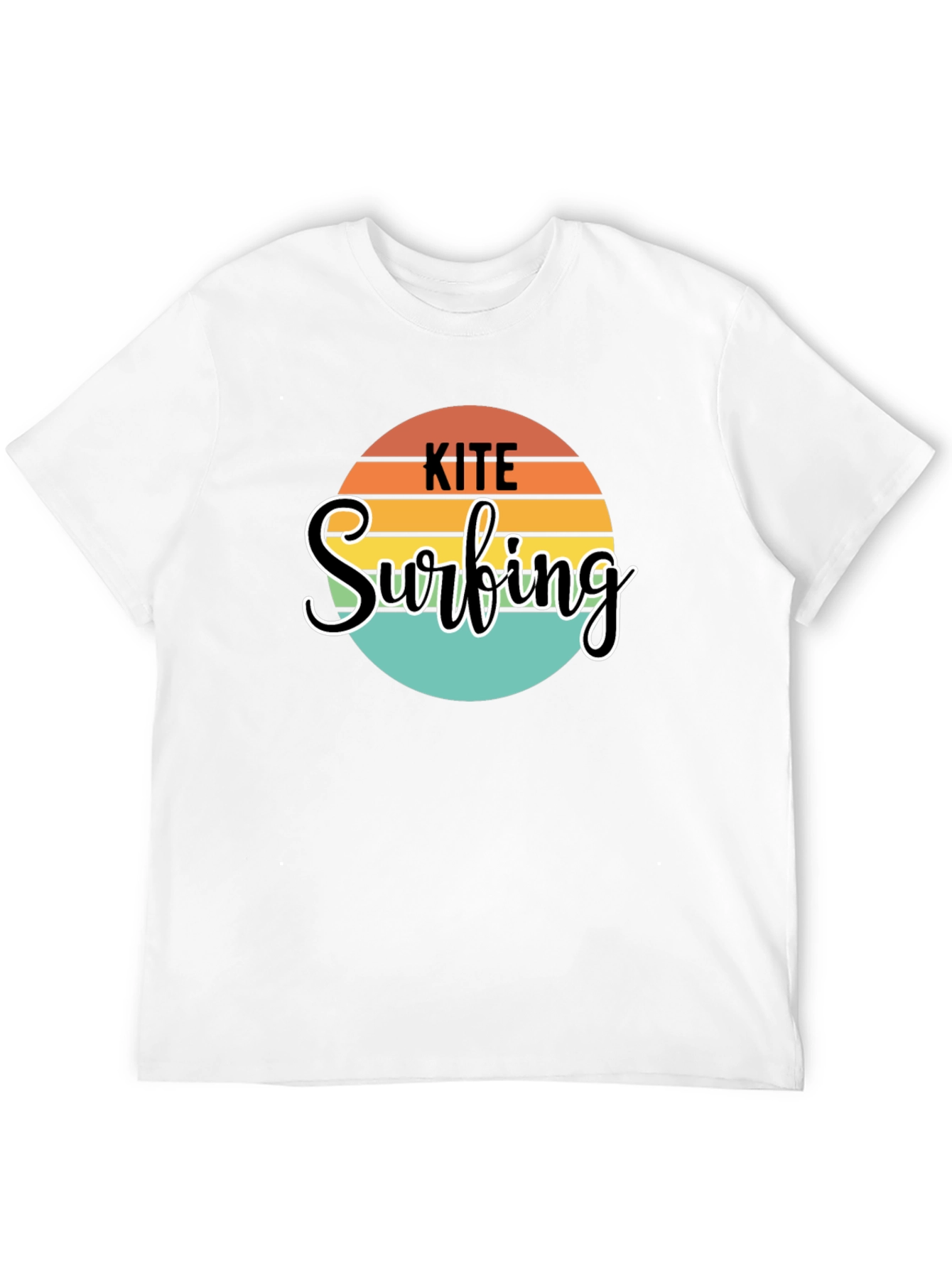 Kite Surfing Graphic Tee - Retro Style