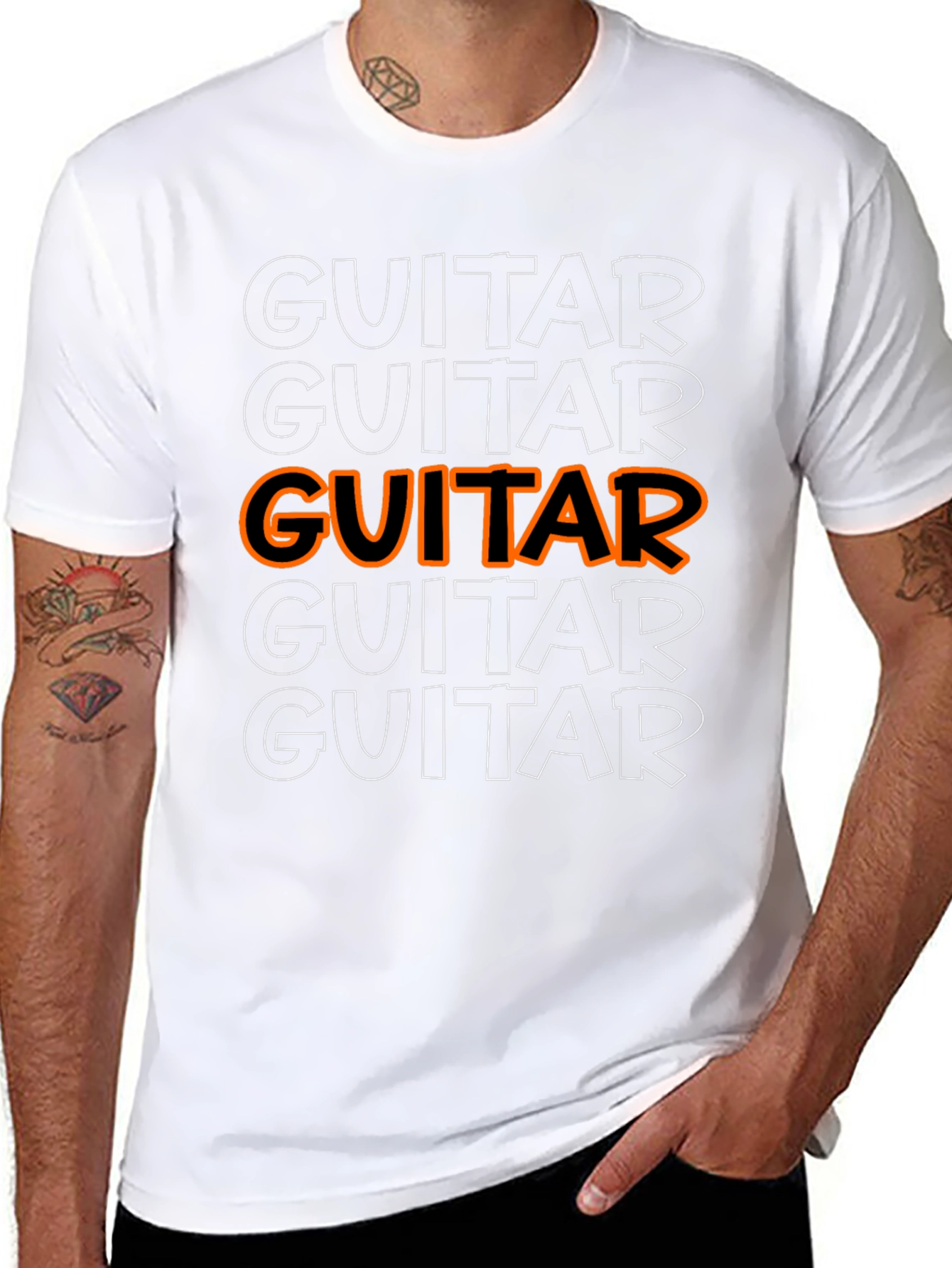 Guitar Graphic Tee - Rock On in Style!