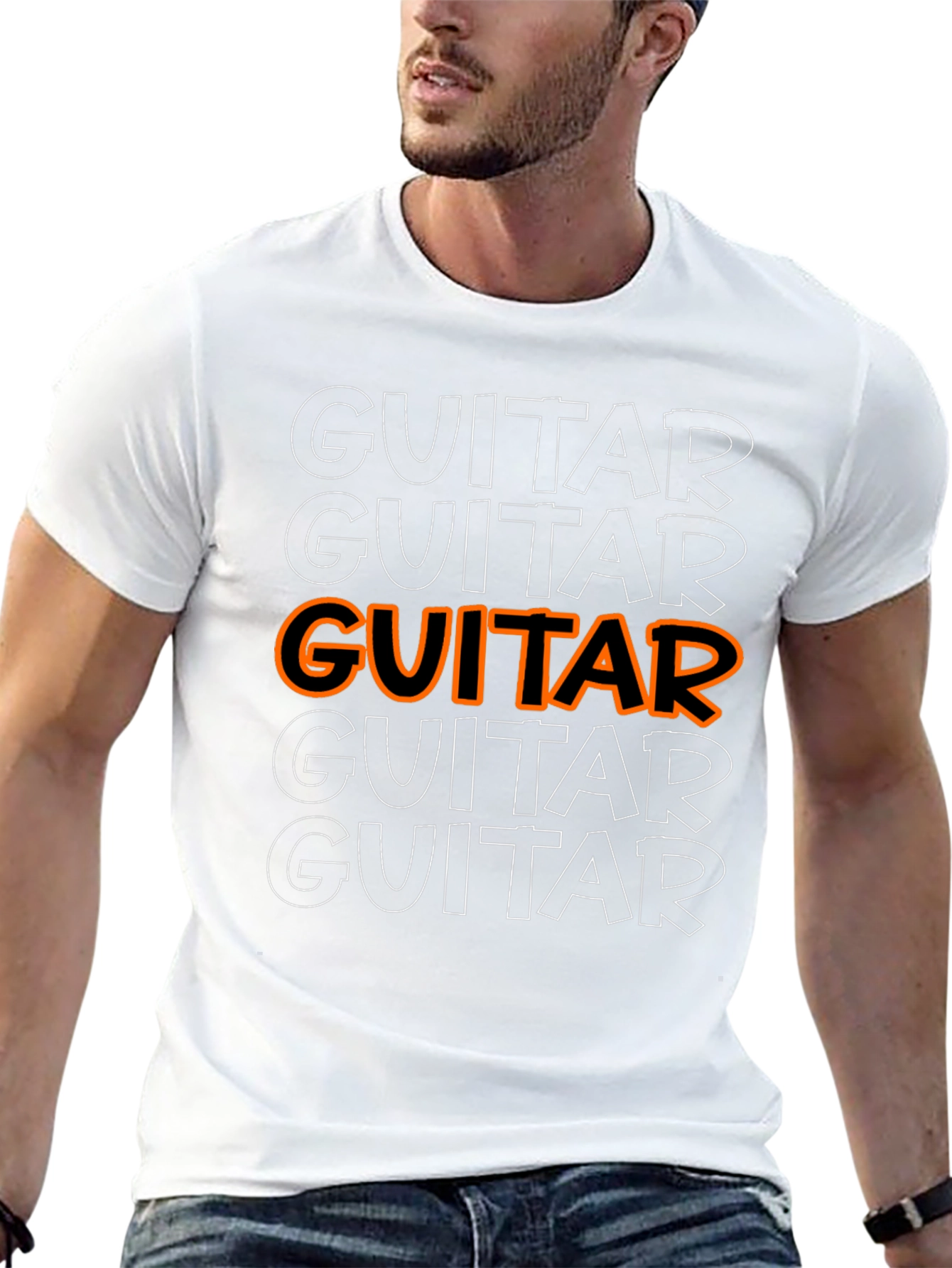 Guitar Graphic Tee - Rock On in Style!