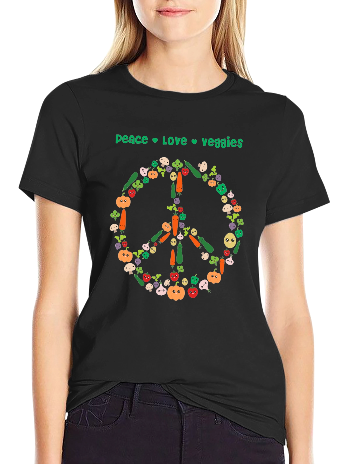 Peace Love Veggies T-Shirt