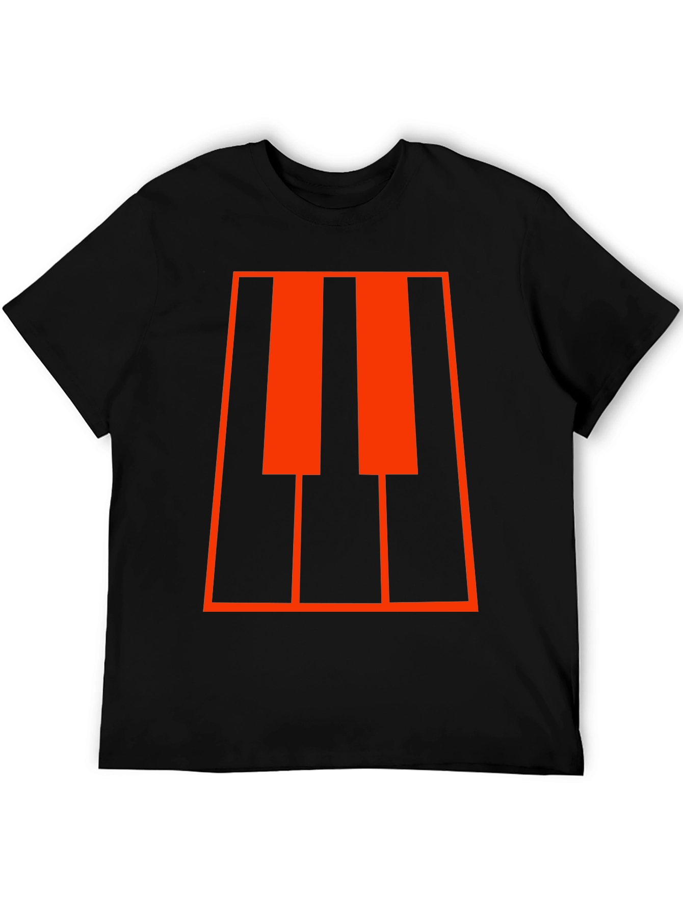 Piano Keys Graphic Tee - Music Lovers T-Shirt