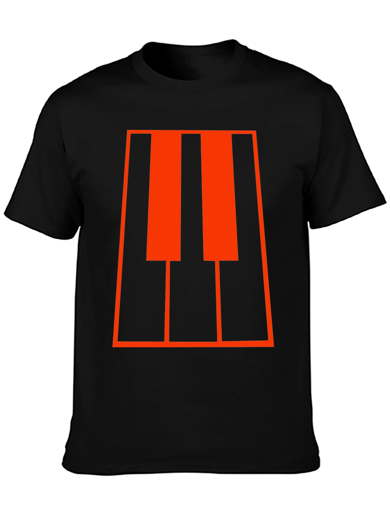 Piano Keys Graphic Tee - Music Lovers T-Shirt
