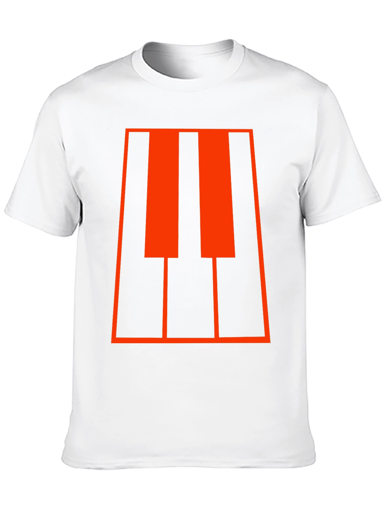 Piano Keys Graphic Tee - Music Lovers T-Shirt