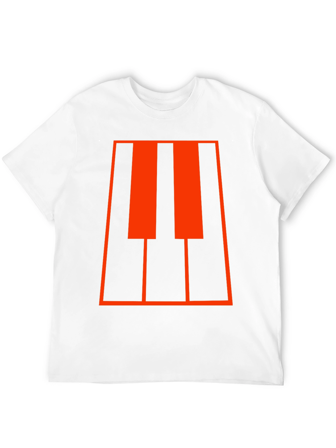 Piano Keys Graphic Tee - Music Lovers T-Shirt