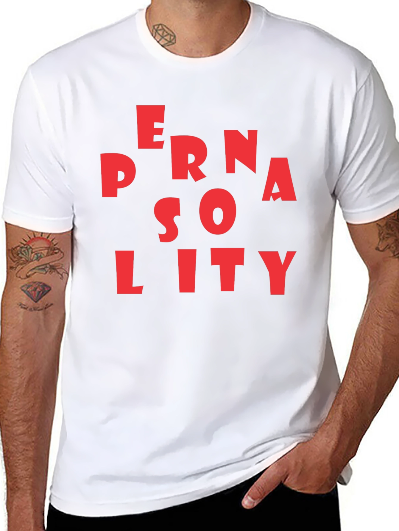 Funny Personality Graphic Tee - Casual Comfort