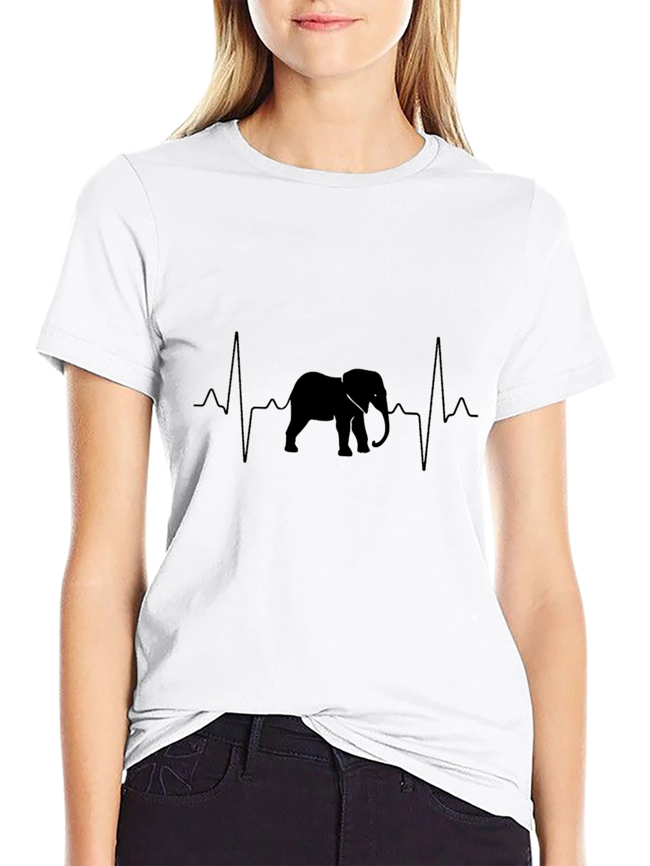 Elephant Heartbeat Graphic Tee