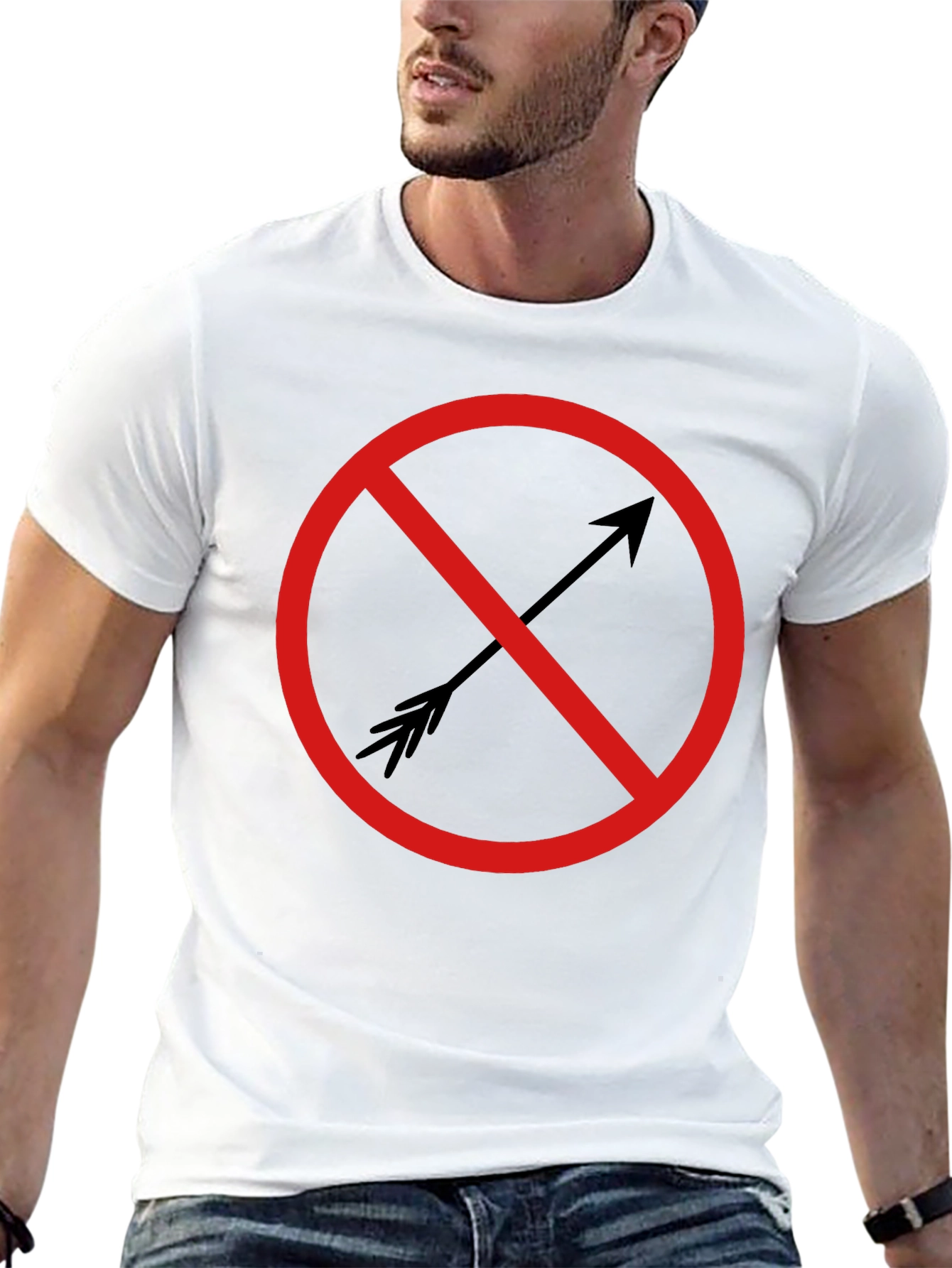 No Arrow T-Shirt - Circular Symbol Tee