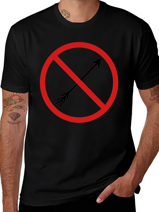 No Arrow T-Shirt - Circular Symbol Tee