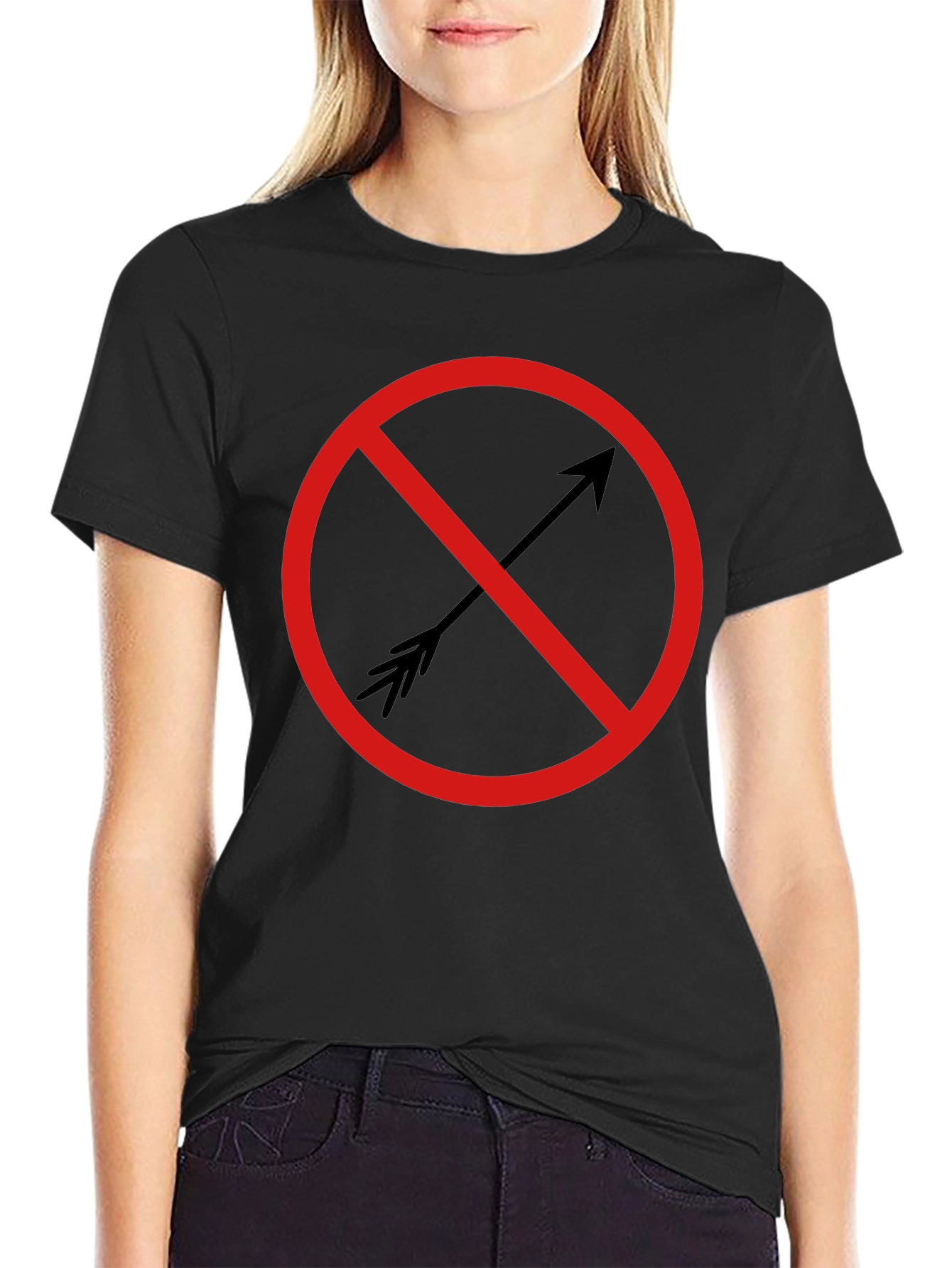 No Arrow T-Shirt - Circular Symbol Tee