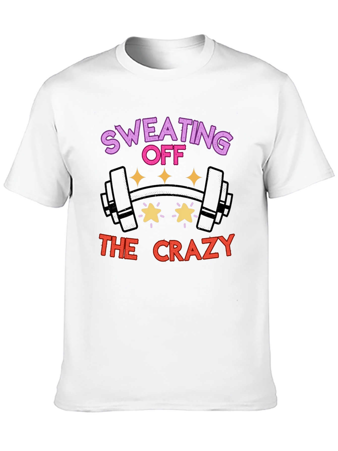 Sweating Off the Crazy Graphic T-Shirt