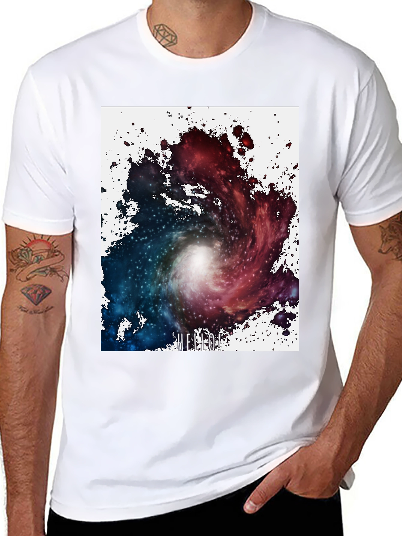 Nebula Graphic T-Shirt - Unique Galaxy Design