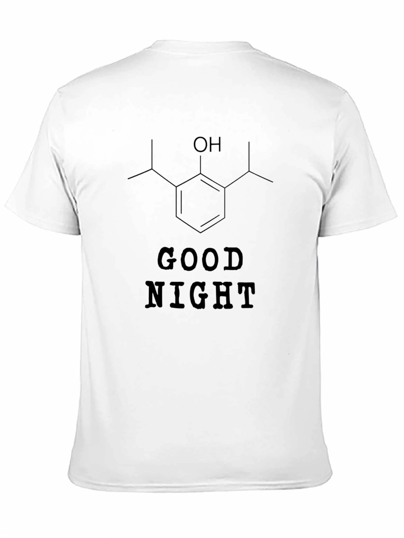 Good Night Molecule Graphic T-Shirt