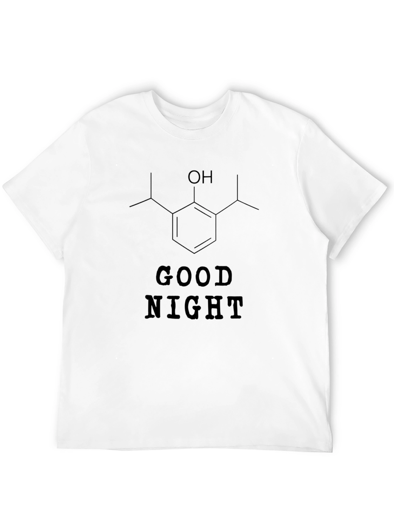 Good Night Molecule Graphic T-Shirt
