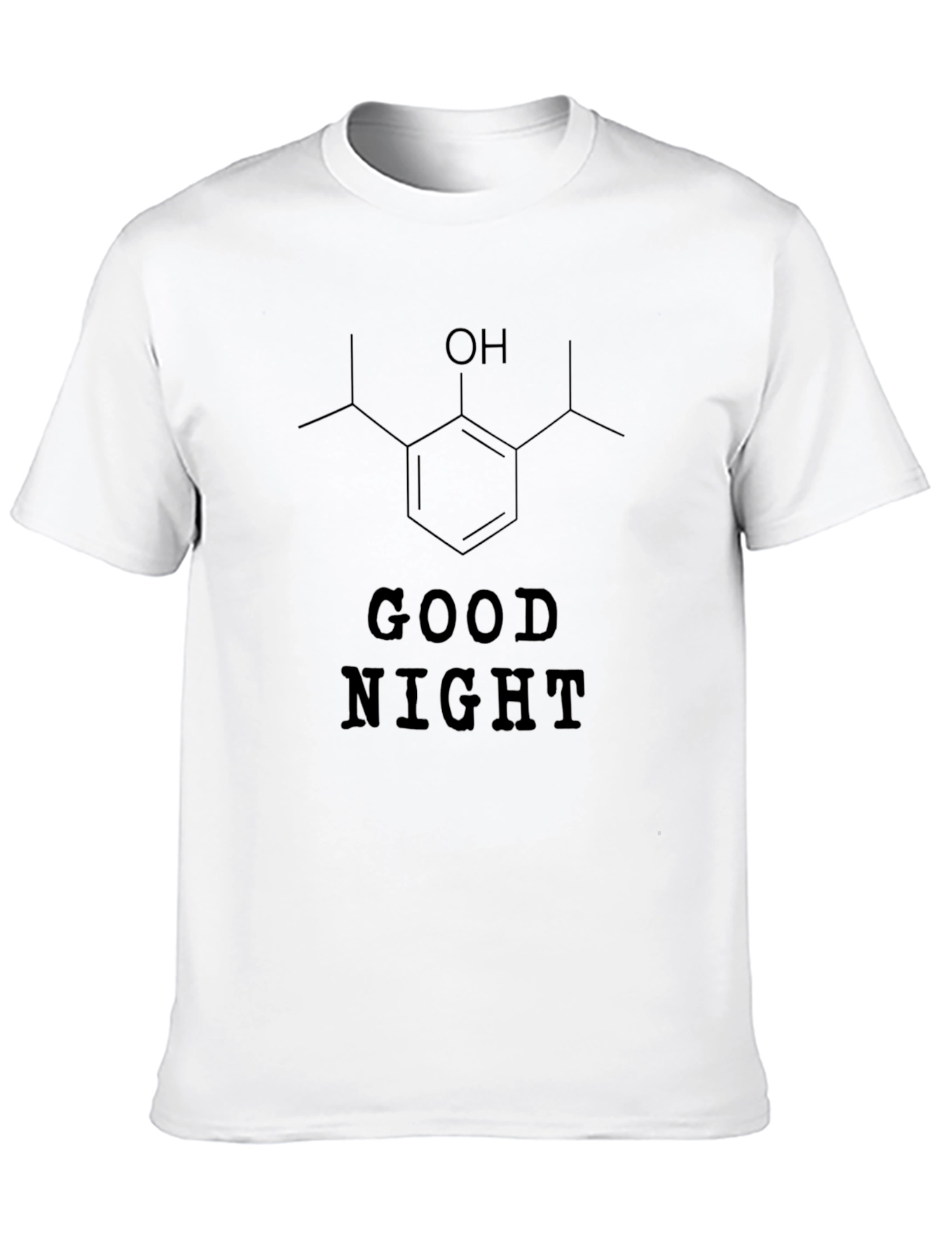 Good Night Molecule Graphic T-Shirt