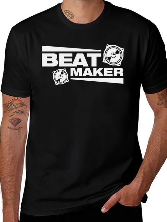 Beat Maker T-Shirt - Black Music Producer Tee
