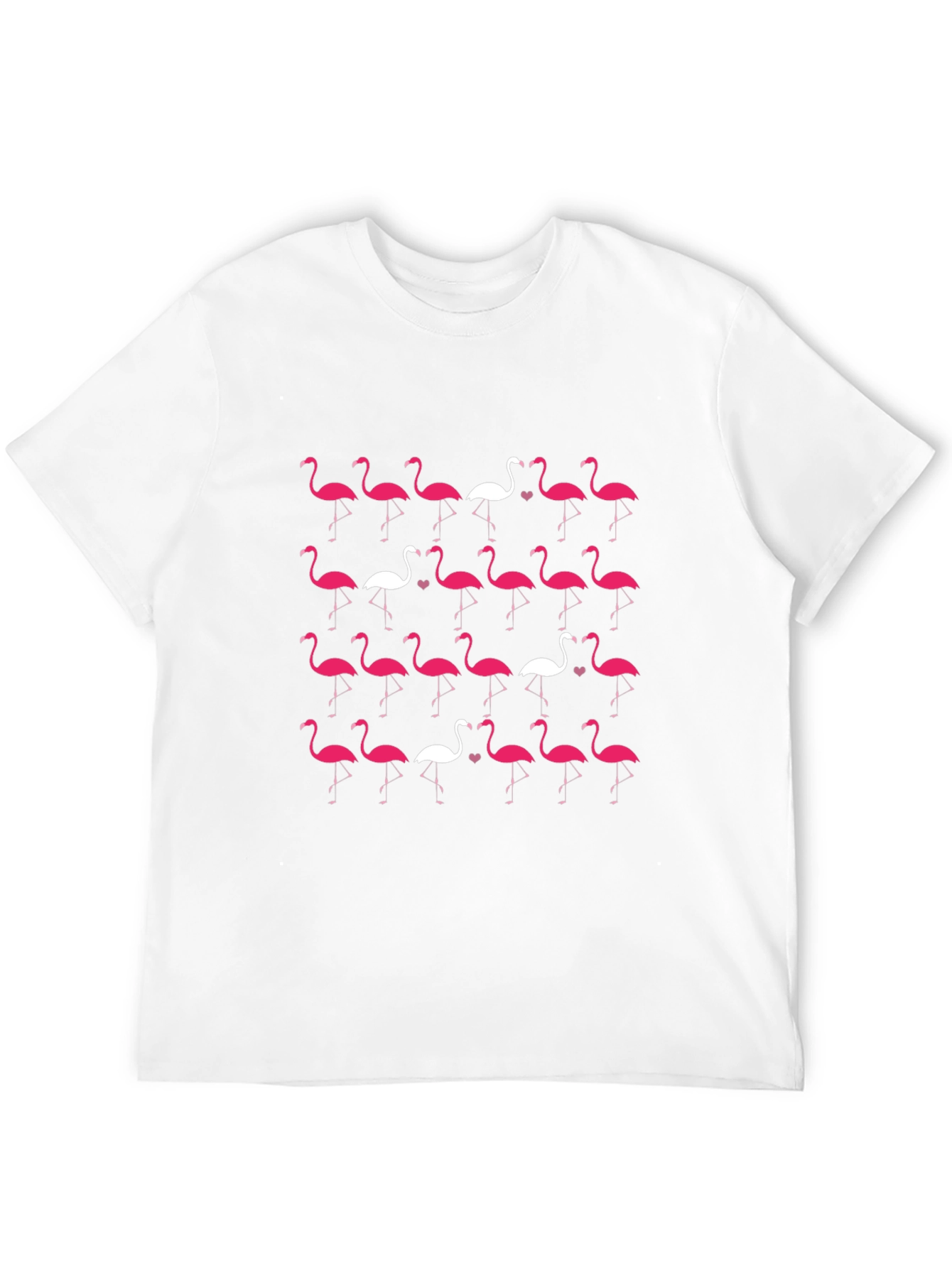 Flamingo Love T-Shirt - Unique Bird Pattern