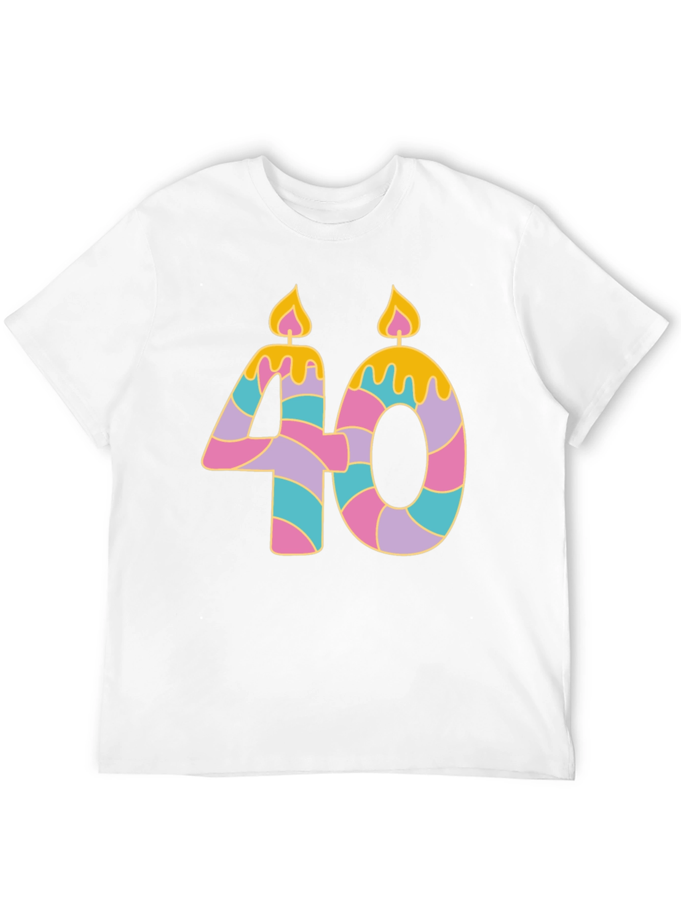 Novelty 40th Birthday Candle T-Shirt