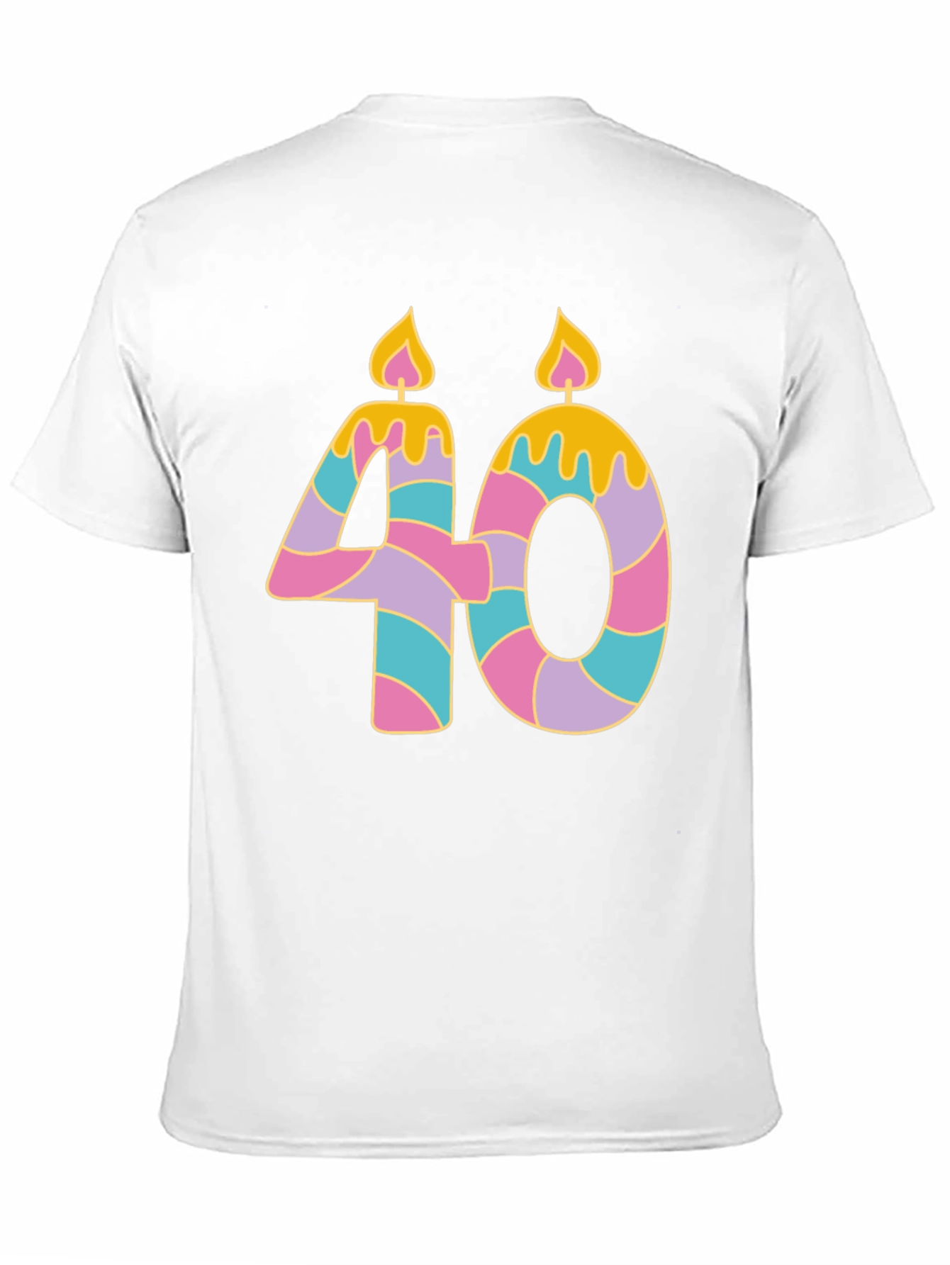 Novelty 40th Birthday Candle T-Shirt
