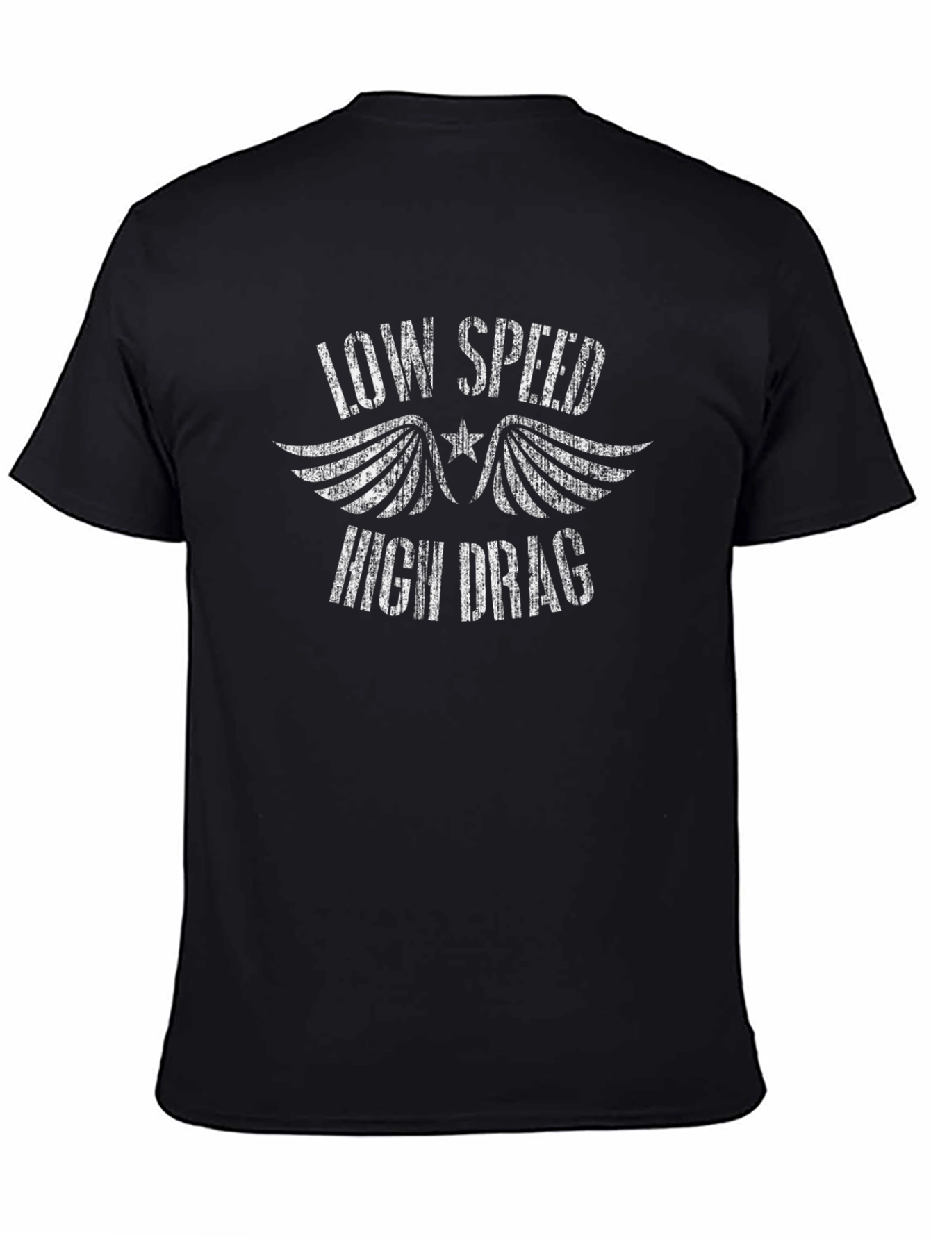 Low Speed High Drag Black T-Shirt