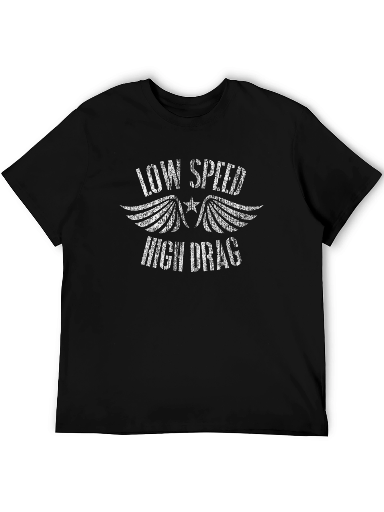 Low Speed High Drag Black T-Shirt