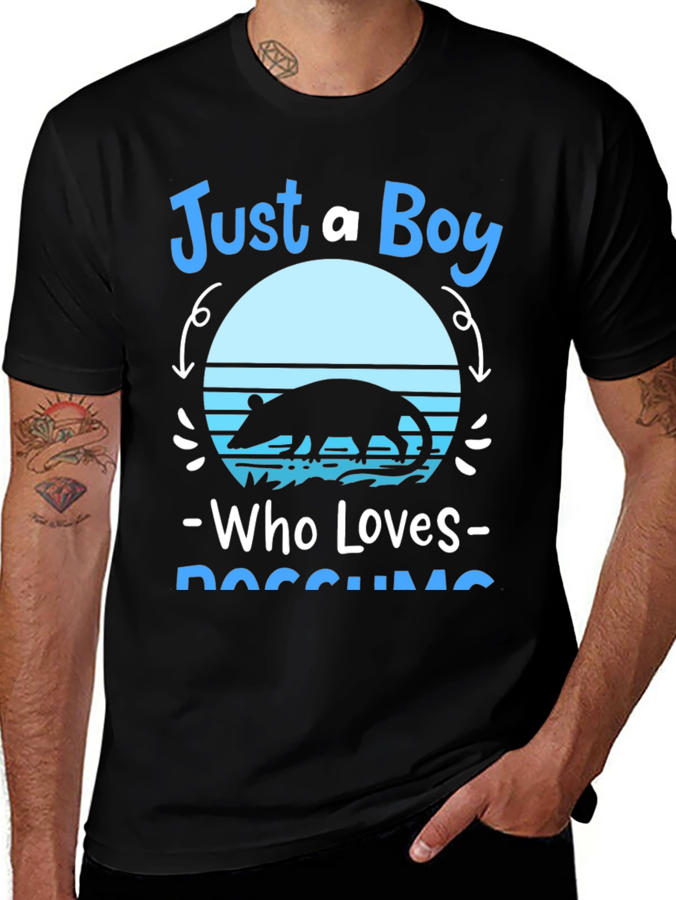 Just A Boy Who Loves Possums T-Shirt