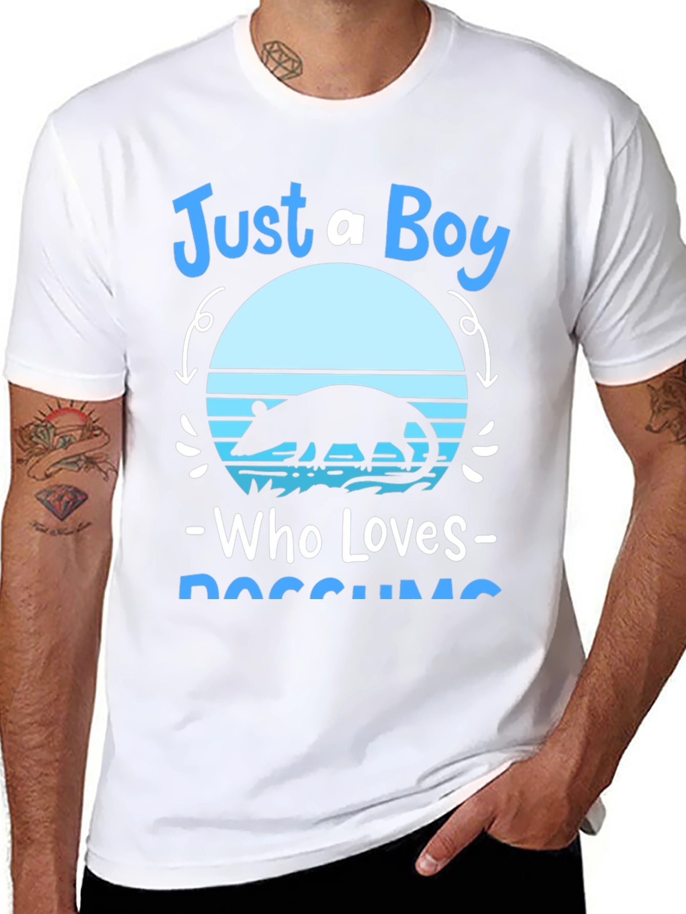 Just A Boy Who Loves Possums T-Shirt