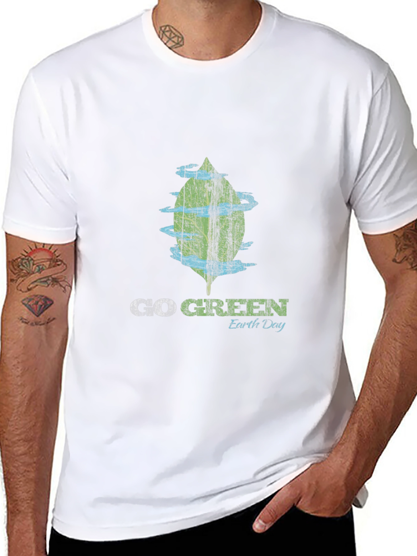 Go Green Earth Day T-Shirt