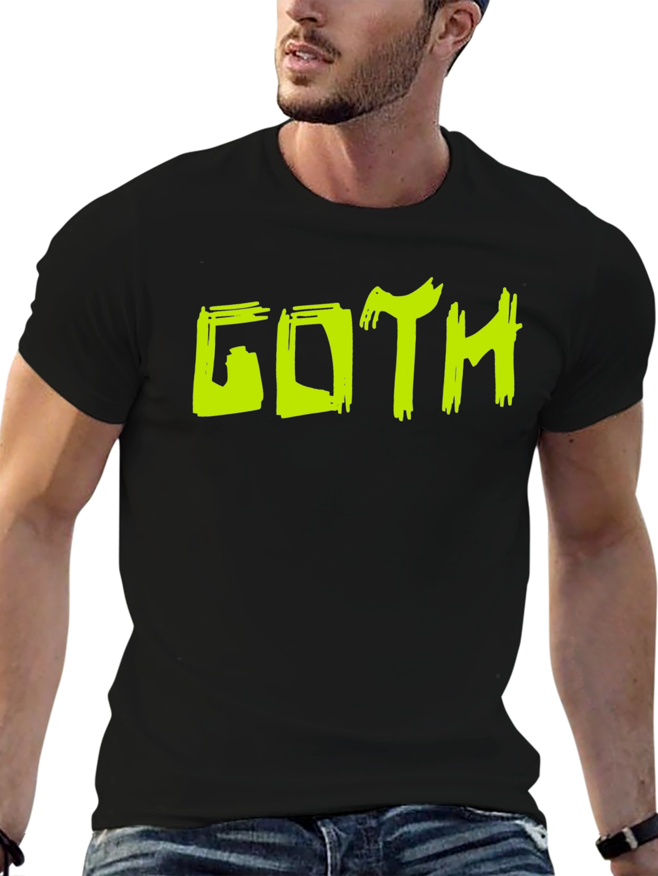 Goth Graphic Tee - Edgy Style