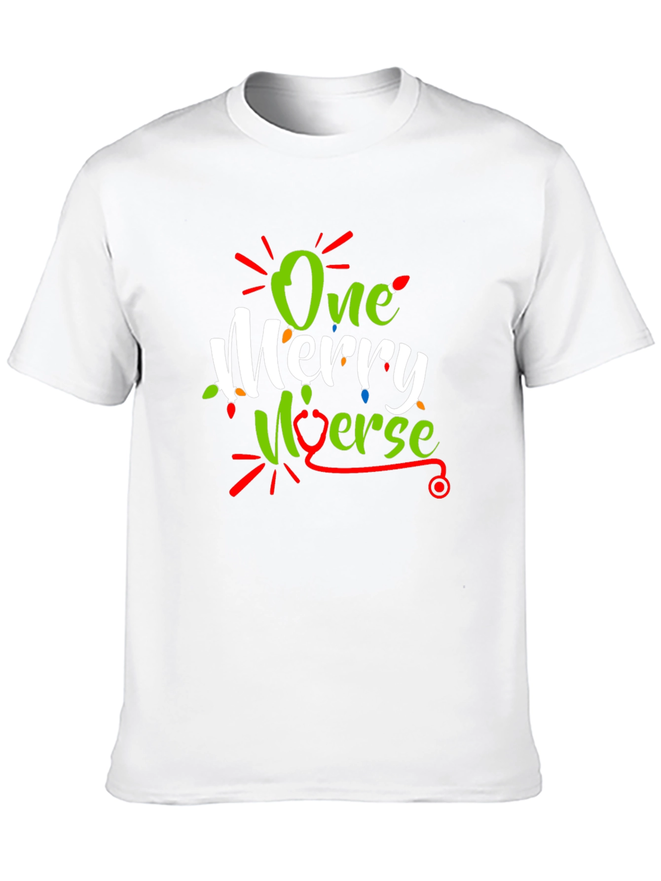 One Merry Nurse Christmas T-Shirt