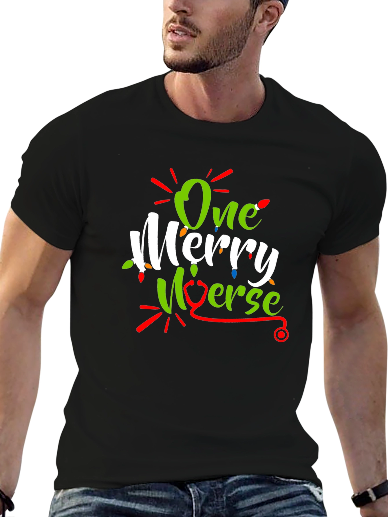 One Merry Nurse Christmas T-Shirt