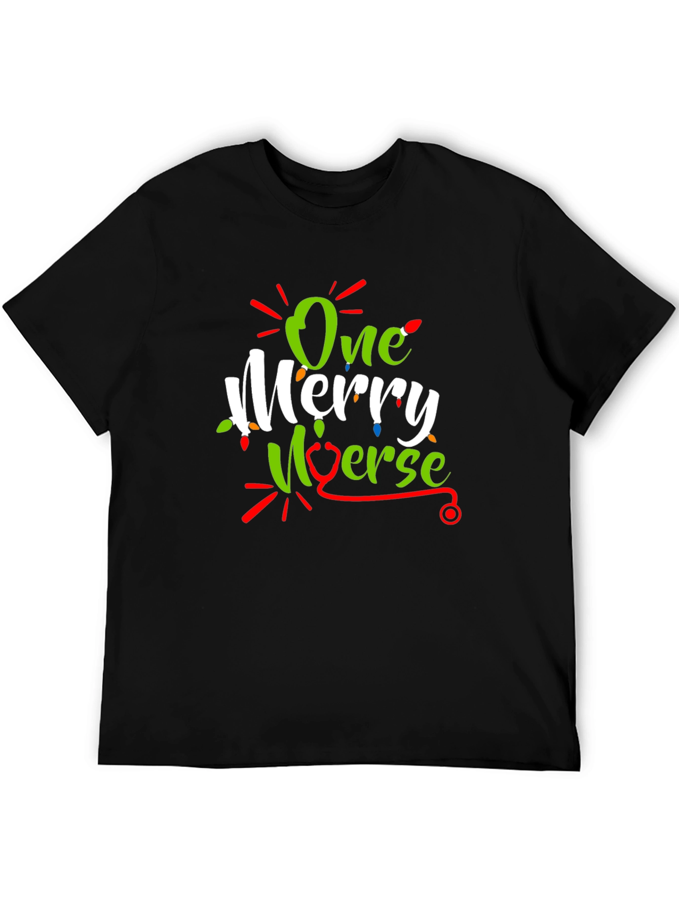 One Merry Nurse Christmas T-Shirt