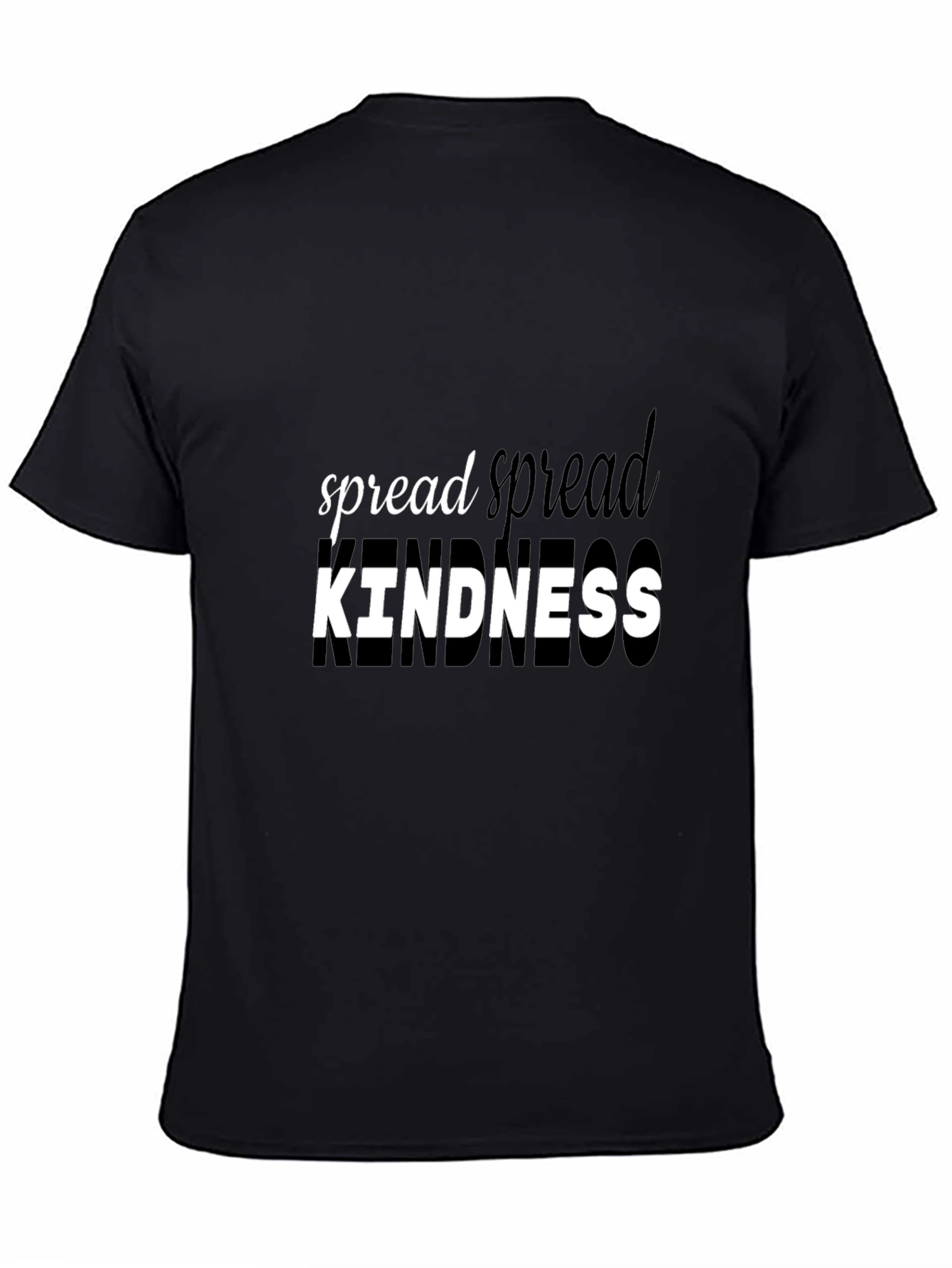 Spread Kindness Graphic Tee - Black