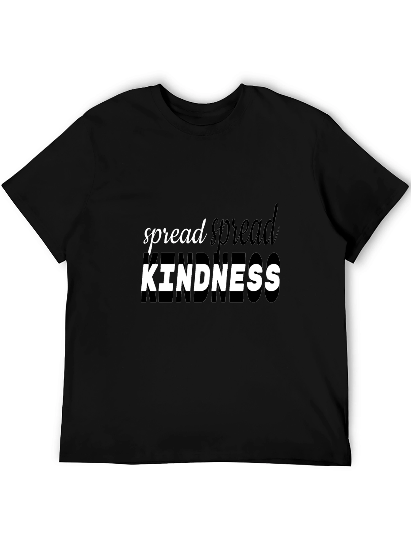 Spread Kindness Graphic Tee - Black