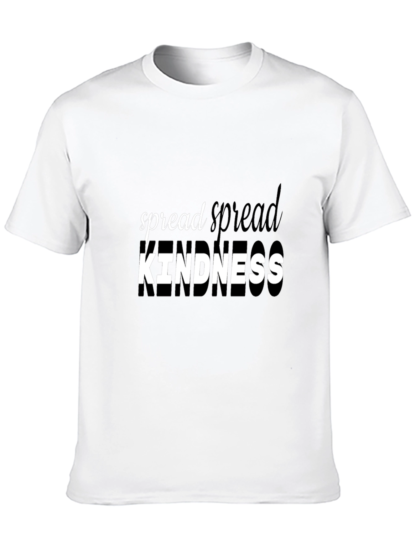 Spread Kindness Graphic Tee - Black