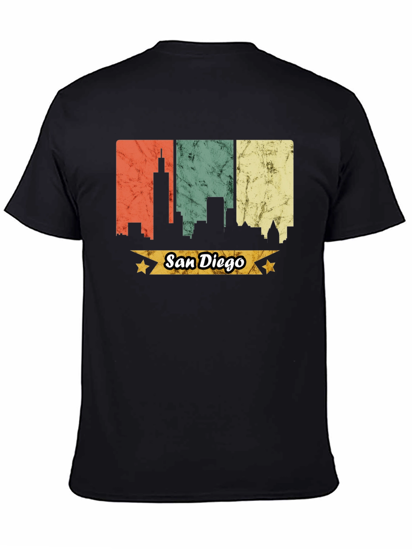 San Diego Skyline Retro T-Shirt