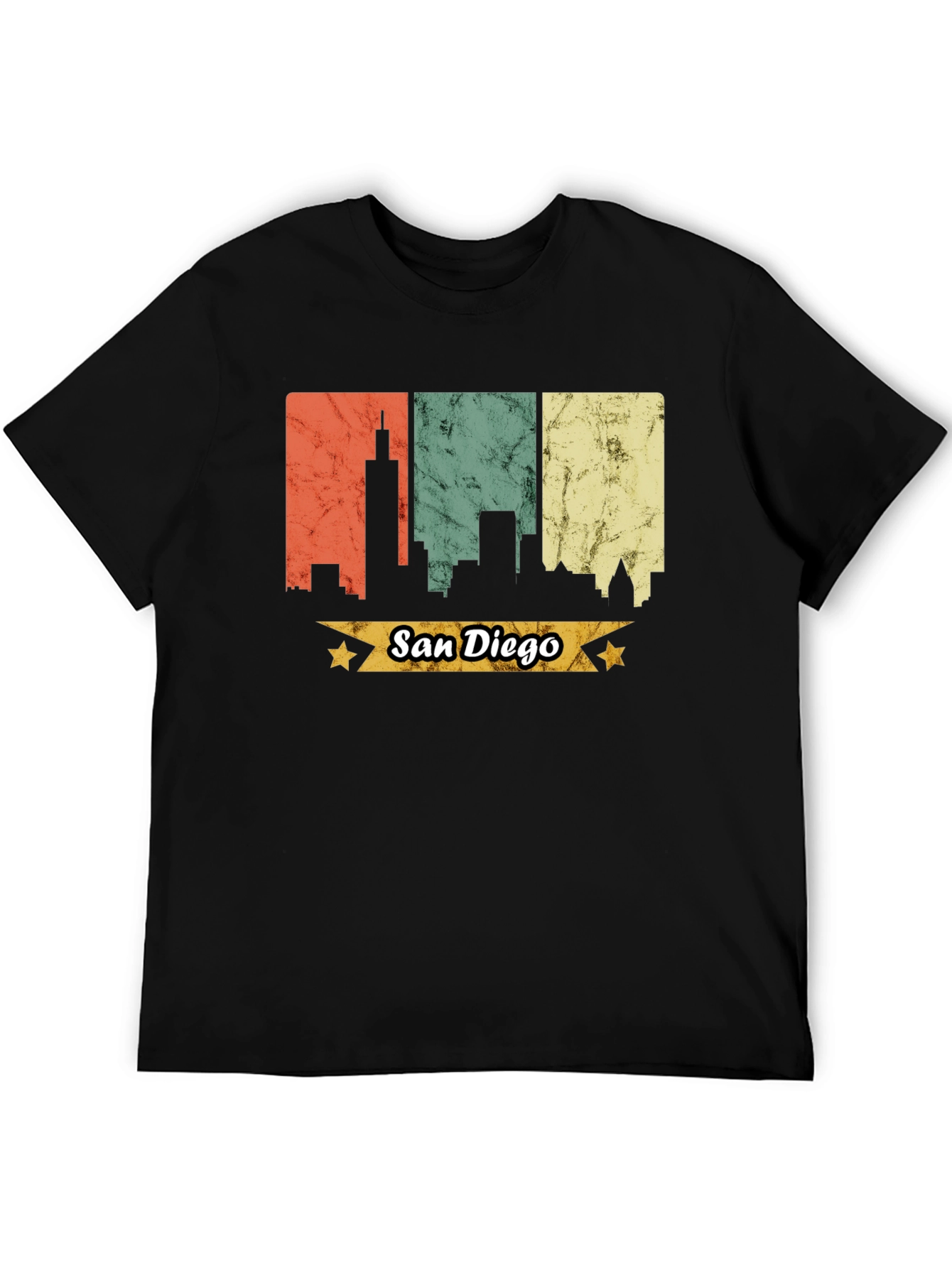 San Diego Skyline Retro T-Shirt