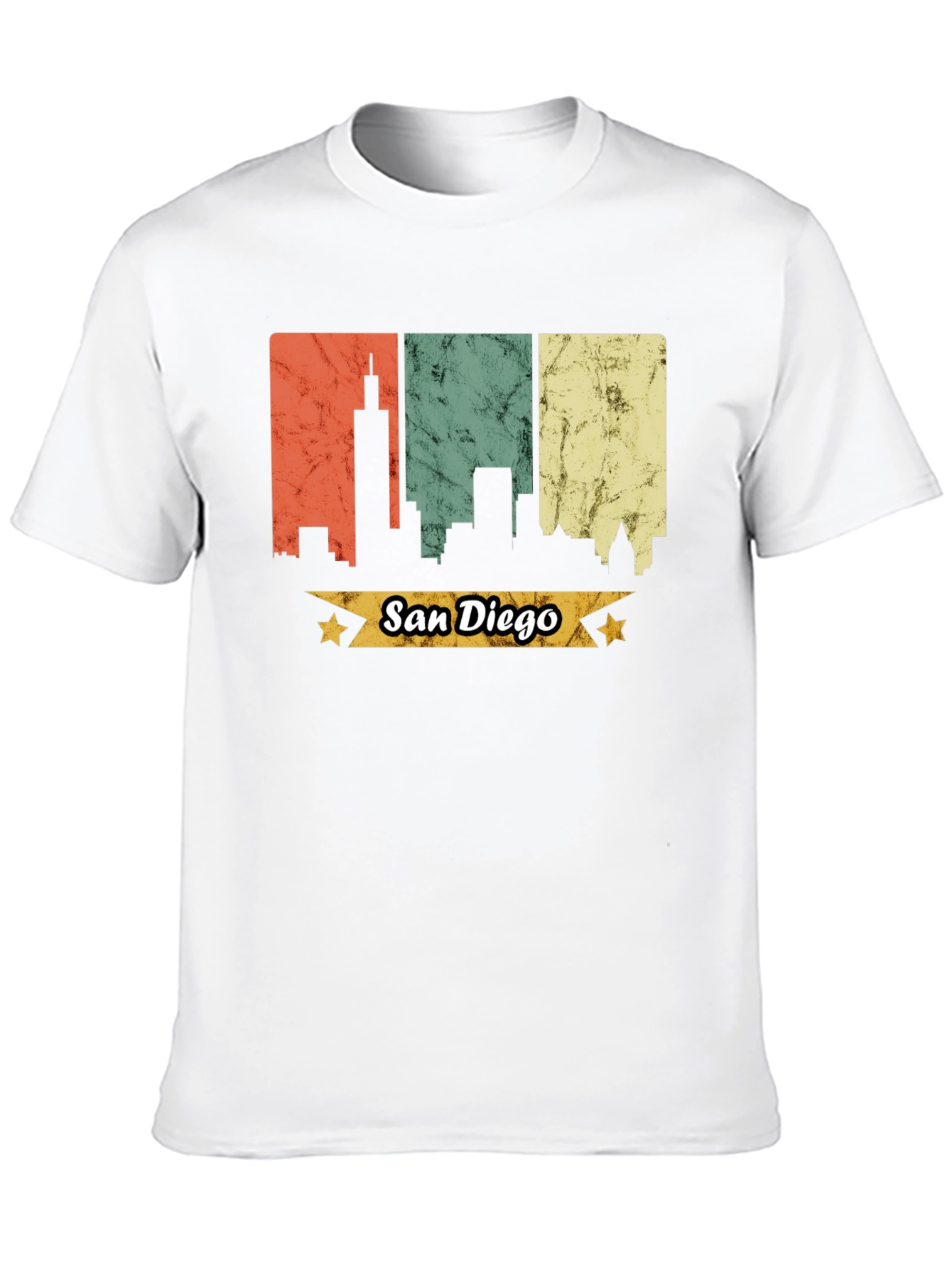 San Diego Skyline Retro T-Shirt