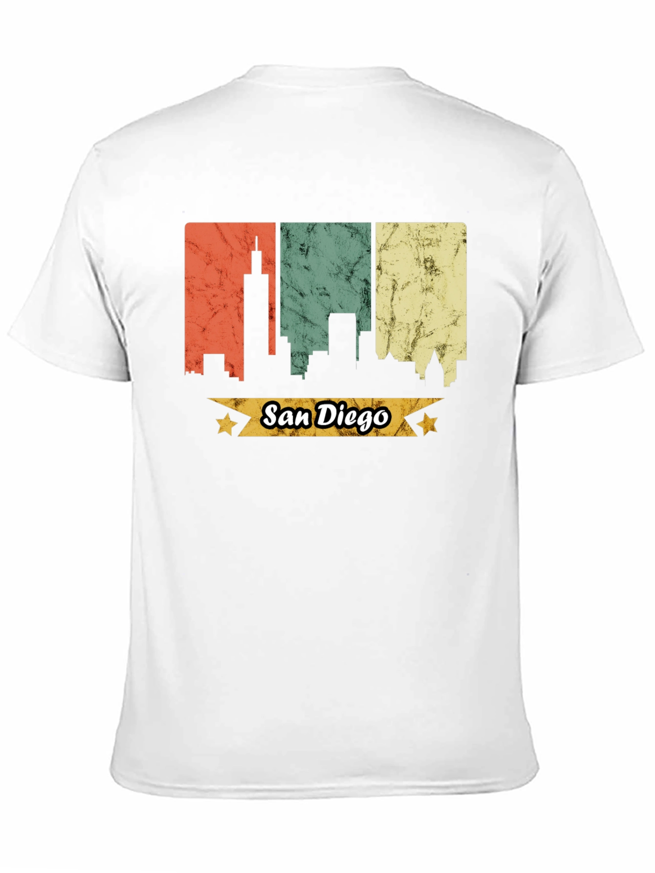 San Diego Skyline Retro T-Shirt