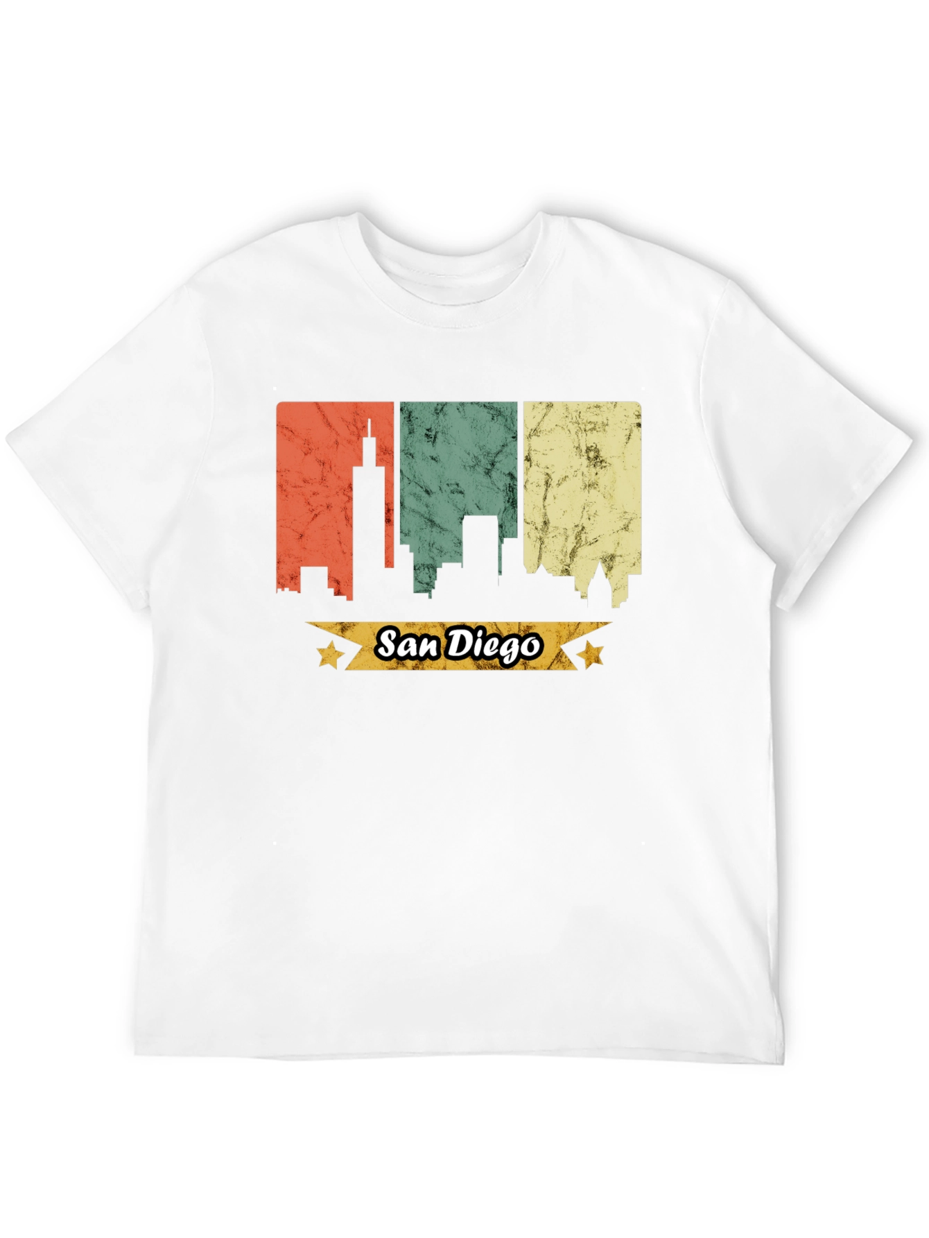 San Diego Skyline Retro T-Shirt
