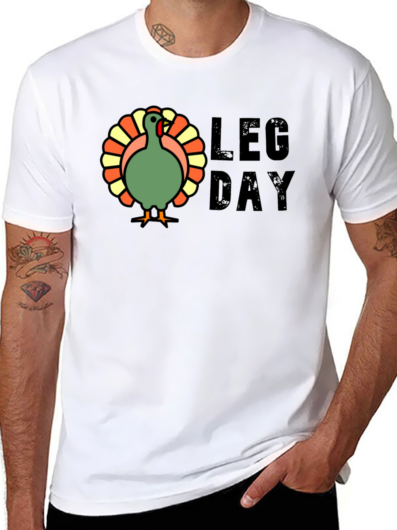 Leg Day Turkey Graphic Tee