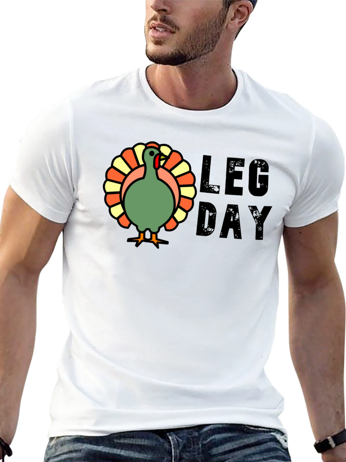 Leg Day Turkey Graphic Tee