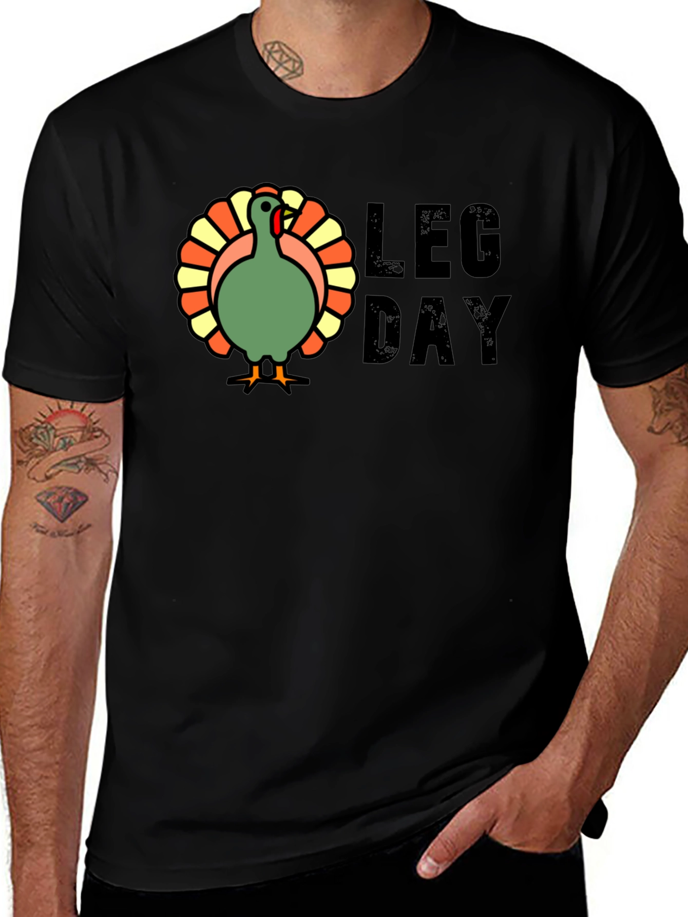 Leg Day Turkey Graphic Tee