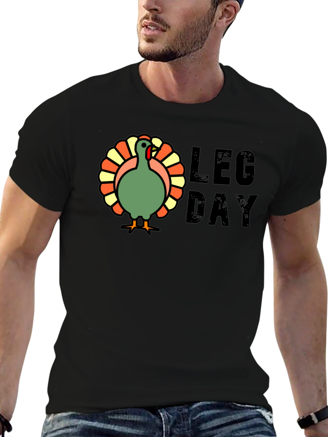 Leg Day Turkey Graphic Tee