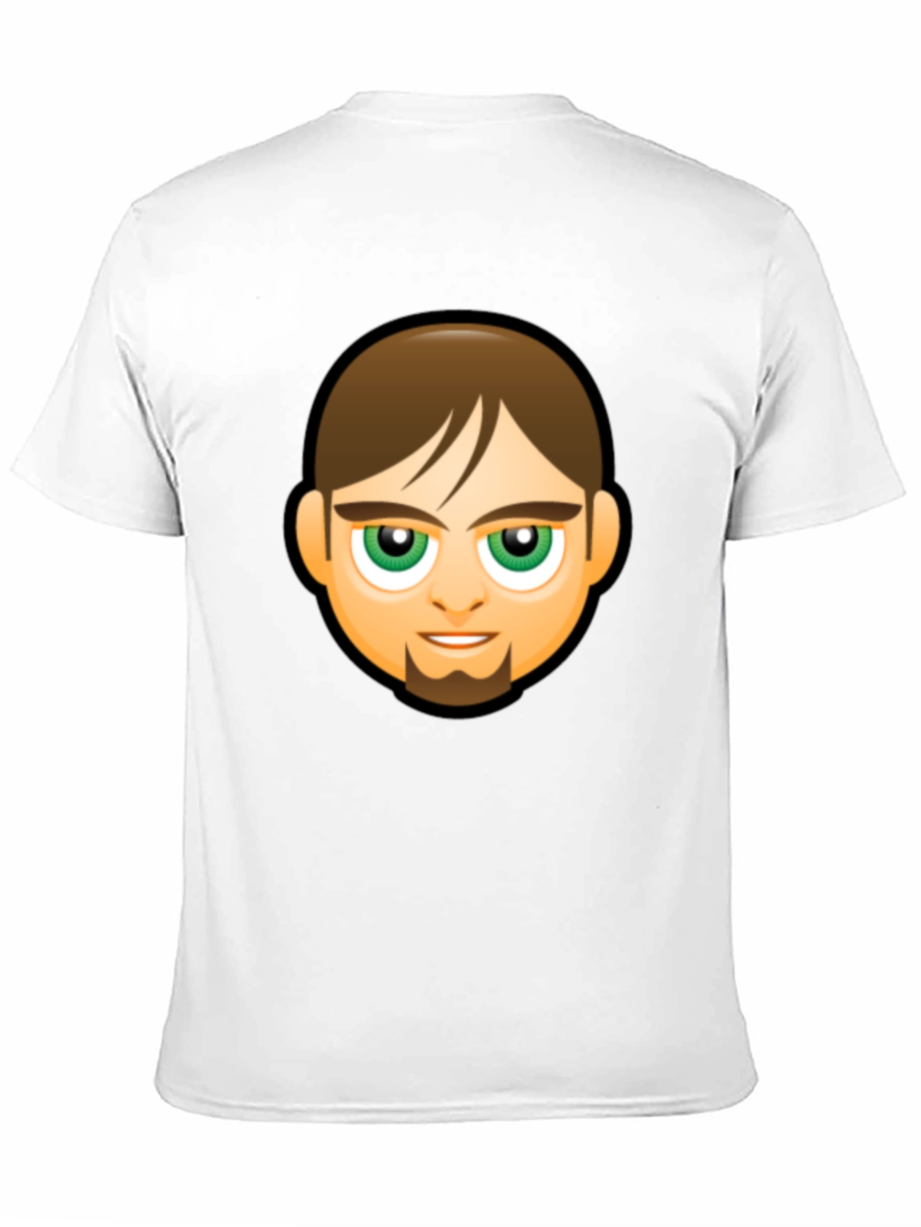 Emoji Face Graphic Black T-Shirt