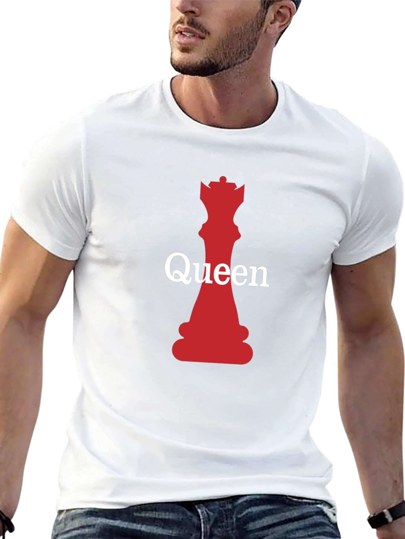 Queen Chess Piece Graphic Tee - Stylish & Unique!