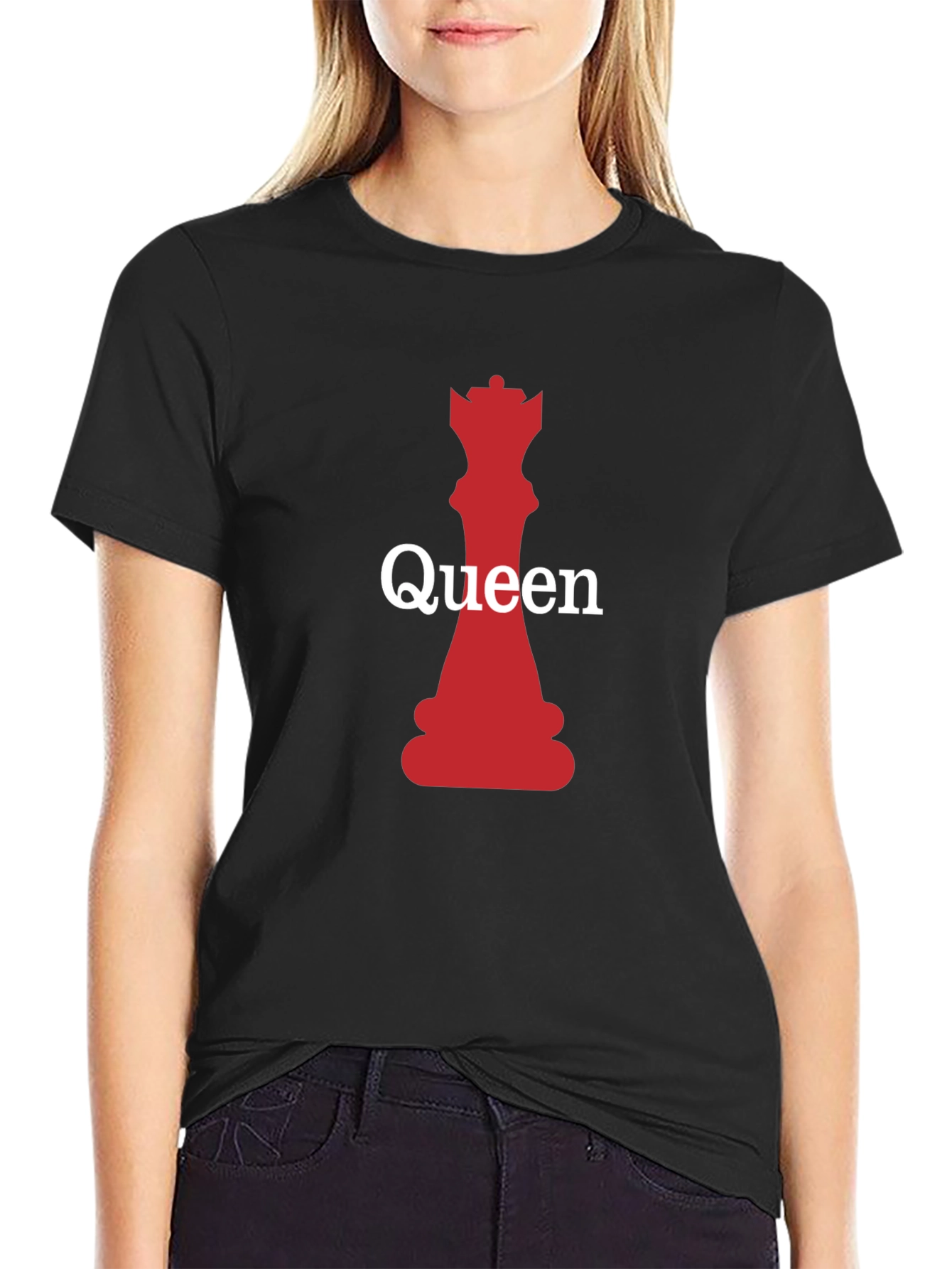 Queen Chess Piece Graphic Tee - Stylish & Unique!